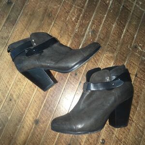 - Rag and Bone heeled lug sole ankle boots